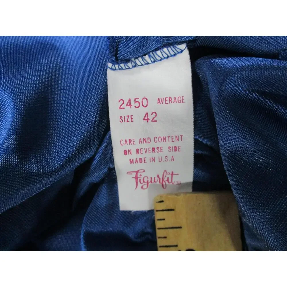 Figurfit Blue Elegant Chic Slip Dress Women Size 42‎